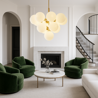 Nordic ball chandelier 3