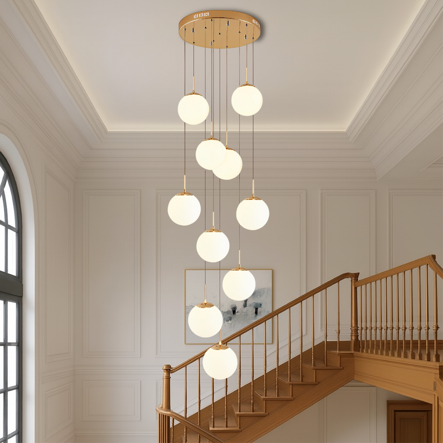 Luxury Modern Stairway Chandelier - Fesara