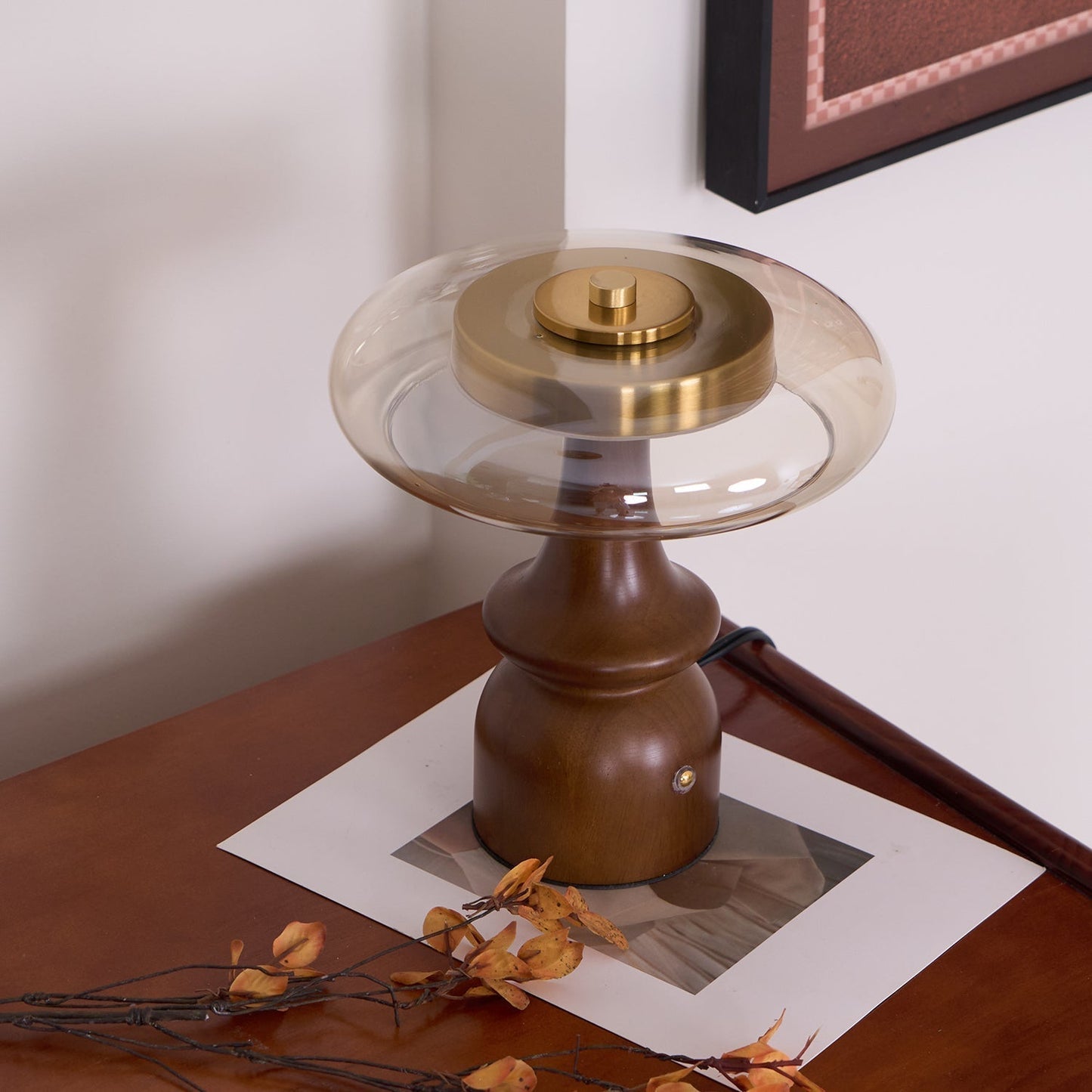 Sleek Table Lamp Simple Style Warm Lighting