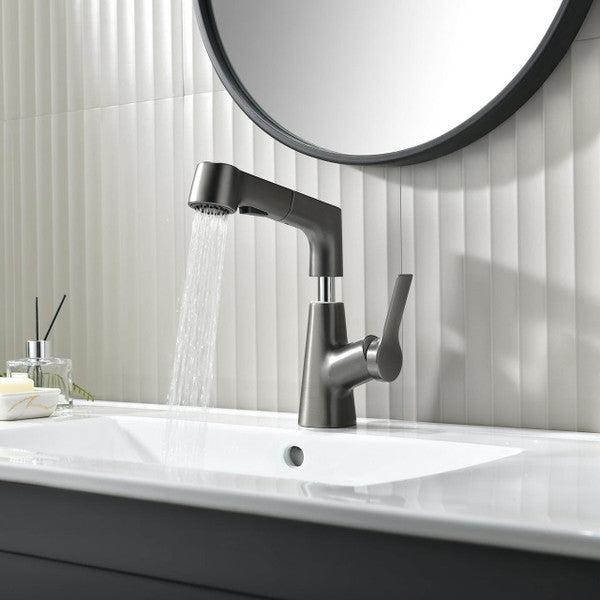 Adjustable Bathroom Shower Head with Rotating Hand Spray