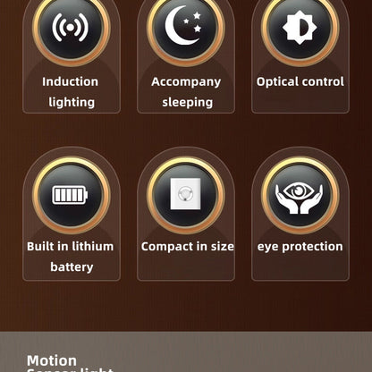 LED Motion Night Lamp with Portable Flashlight