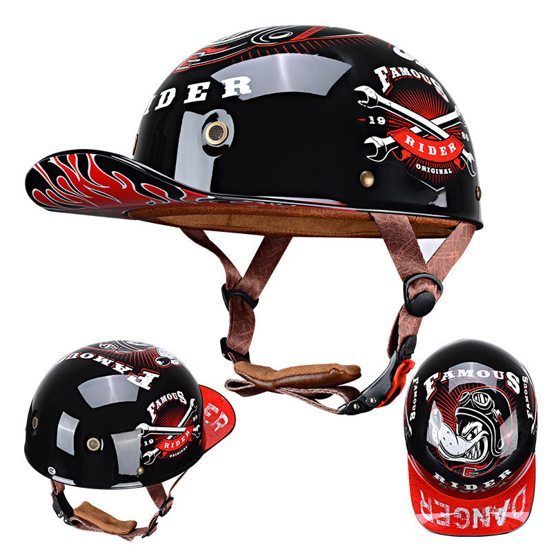 Tough Motorcycle Bike Helmet Cap - Fesara