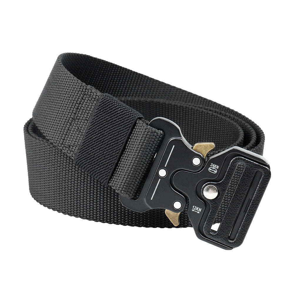 Durable Nylon Web Belt with Fast Release Metal Buckle - Fesara