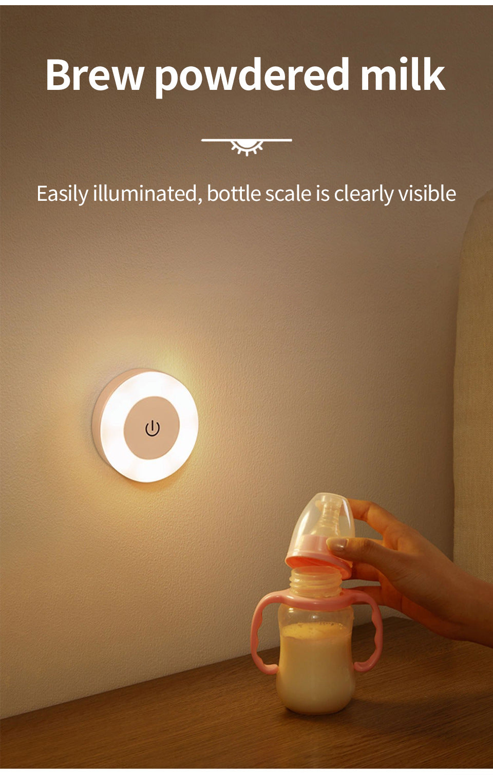 Automatic Dimmable LED Bedside Lamp