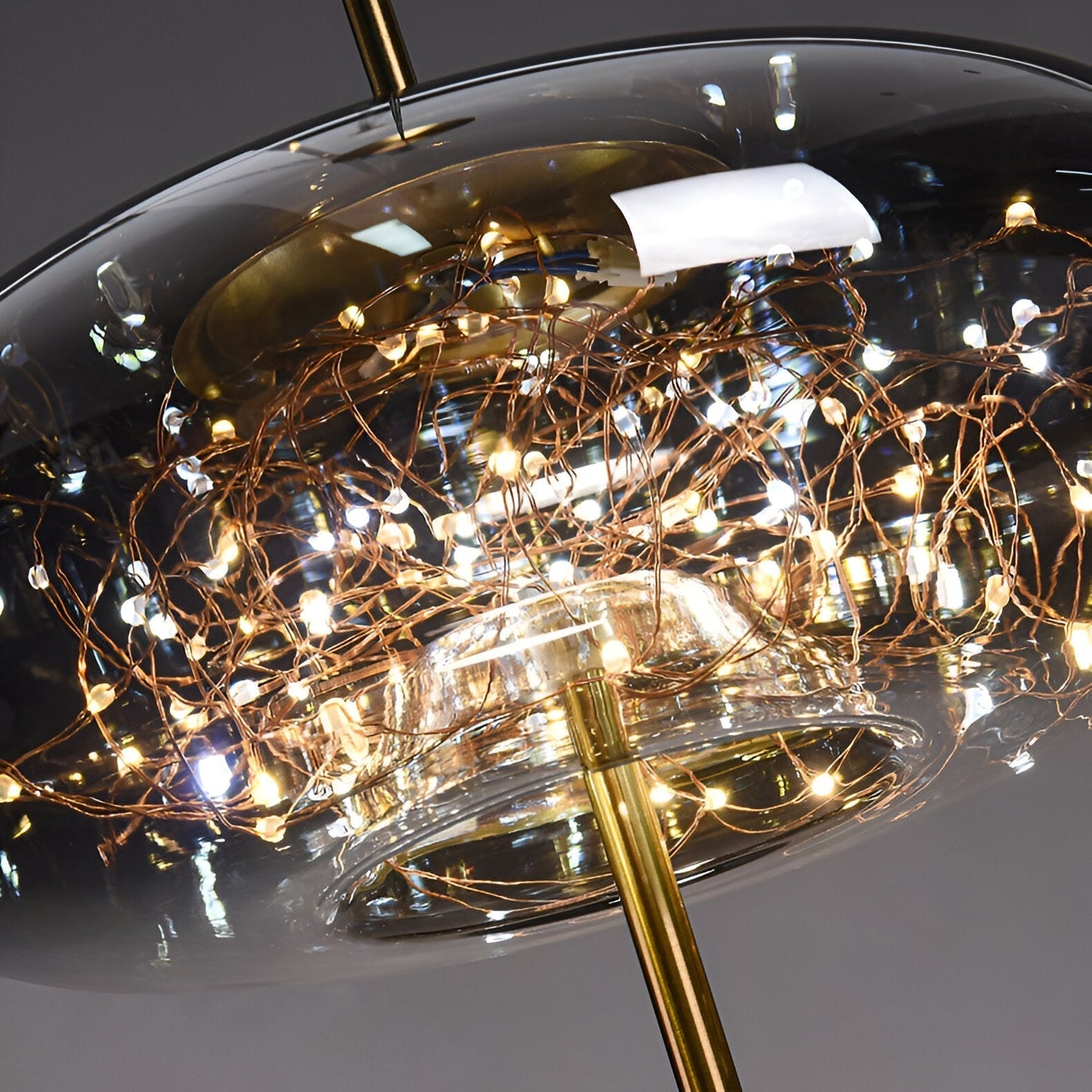 Elegant Glass Modern Pendant Light
