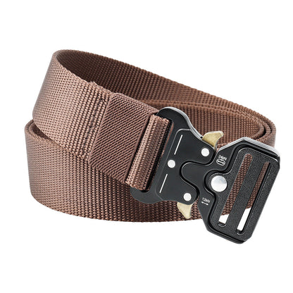 Durable Nylon Web Belt with Fast Release Metal Buckle