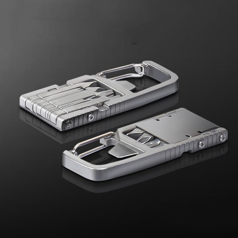 Practical Mini Stainless Steel Keychain Clip