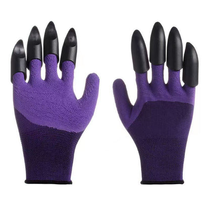 Gardening Gloves with Built-in Claw Tools