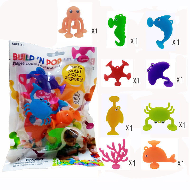 Fun Kids Suction Cup Alphabet and Number Toy