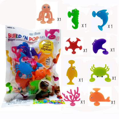 Fun Kids Suction Cup Alphabet and Number Toy