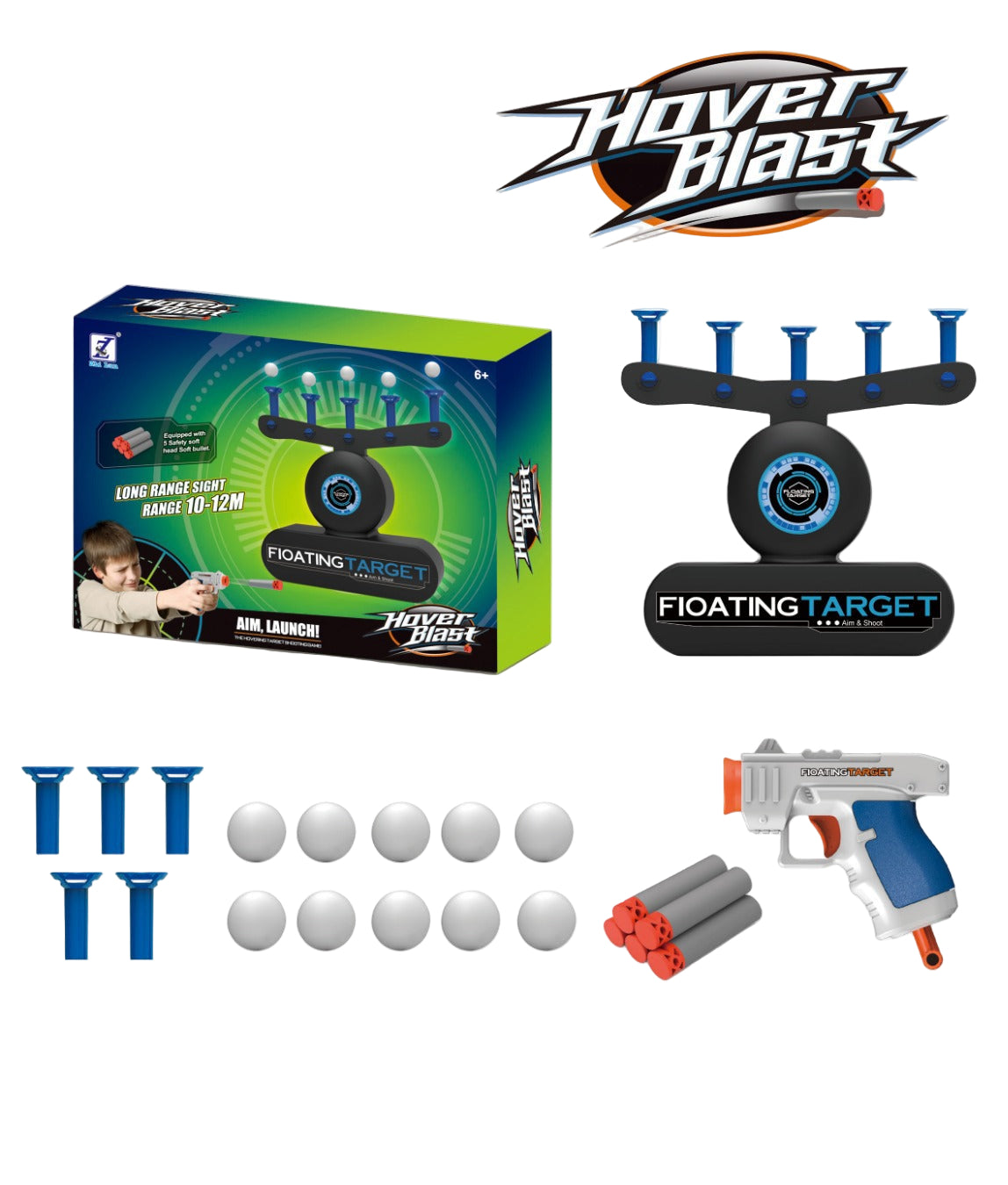 Fun Flying Ball Target Game Toy