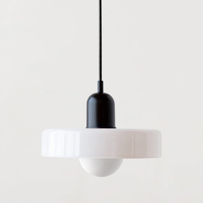 Vibrant Glass Hanging Lamp in Modern Style