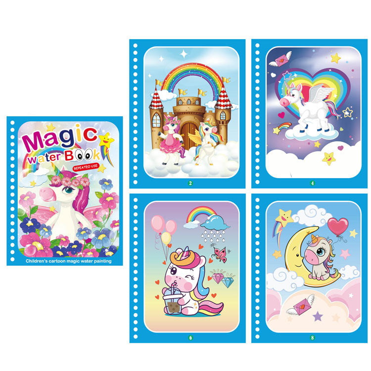 Colorful Kids Water Paint Activity Book