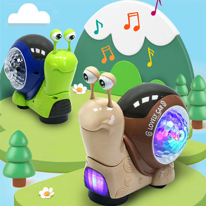 Fun Musical Snail Toy with Lights
