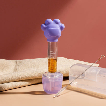 Baby Food Feeder with Measurement Cup and Syringe