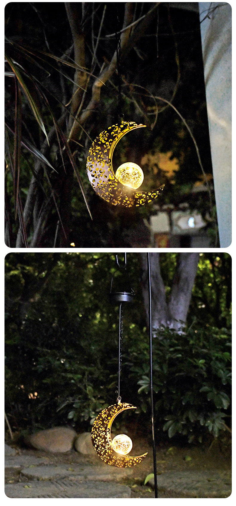 Outdoor Solar Powered Garden Lamp Waterproof Night Light