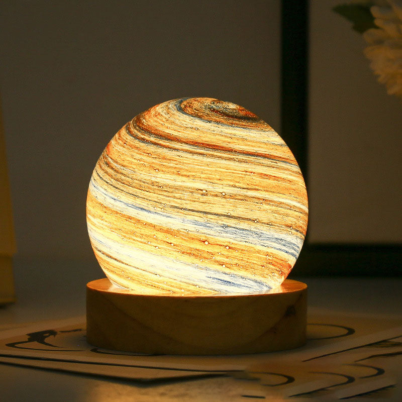 Colorful Globe Table Lamp