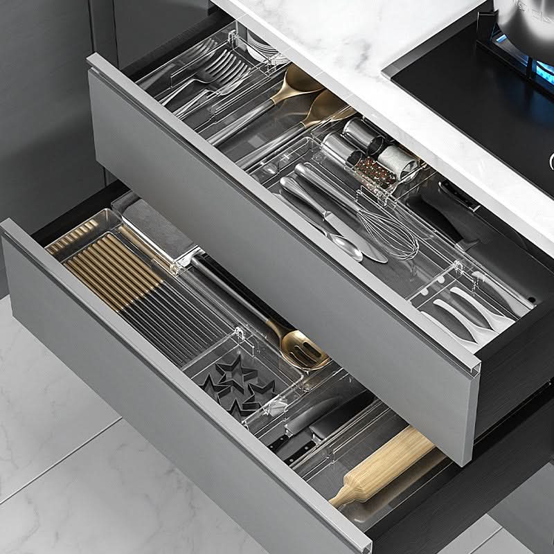 Practical Kitchen Drawer Tray for Silverware & Tools