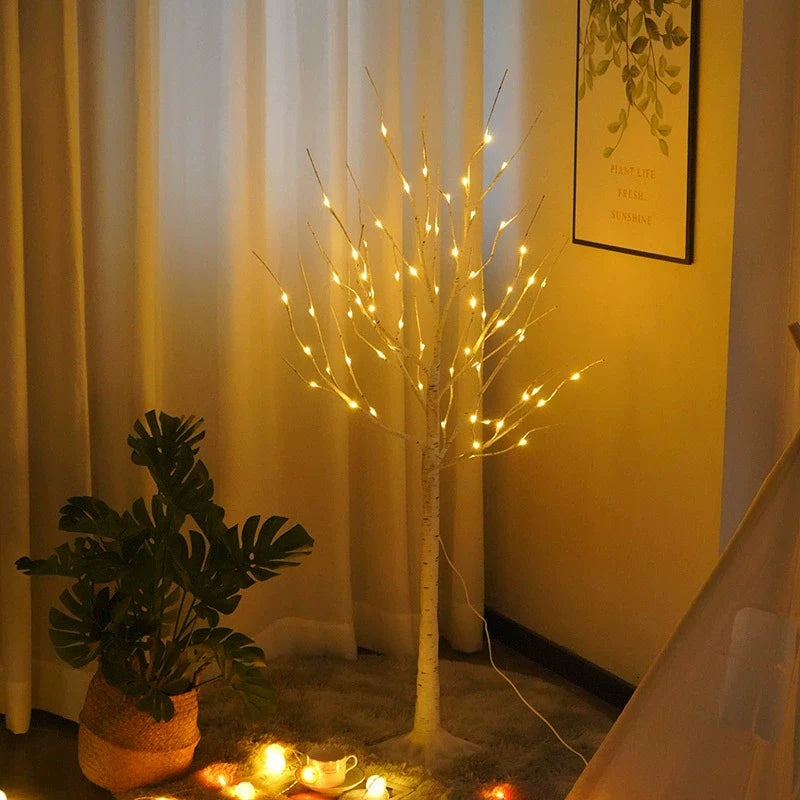 LED Forest Night Light - Winter Tree Decoration Lamp - Fesara