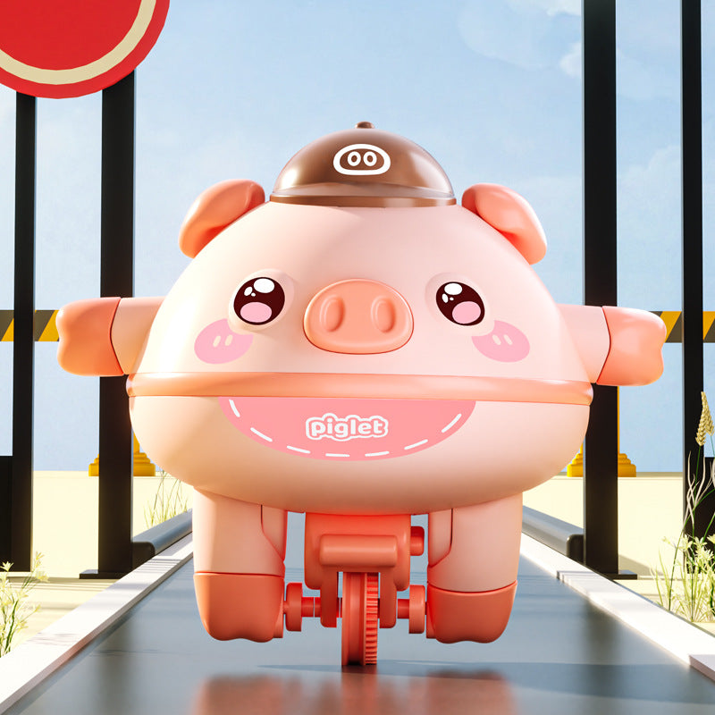 Fun Balance Piggy Figurine - Fesara