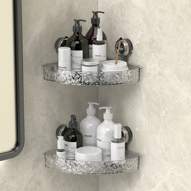Wall Mounted Bathroom Corner Storage Shelf