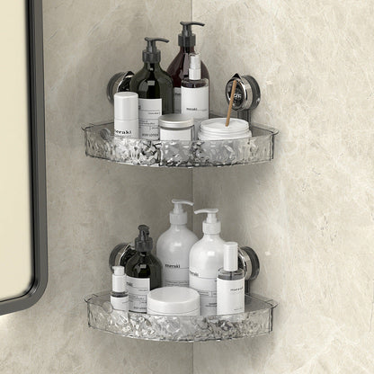 Wall Mounted Bathroom Corner Storage Shelf