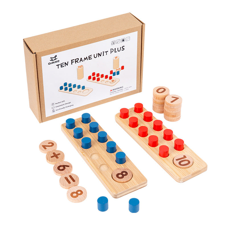 Fun Wooden Counting Board for Kids - Fesara