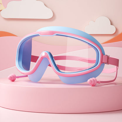 Kids Swimming Goggles with Large Frames and Anti Fog