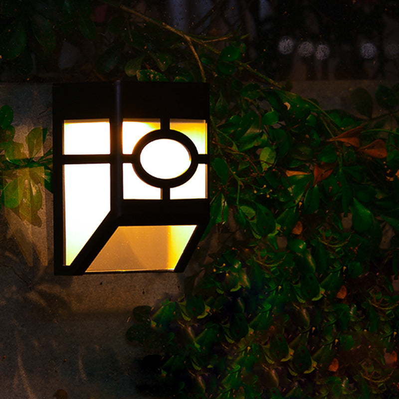 Zen Outdoor Solar Powered Wall Lamp - Fesara