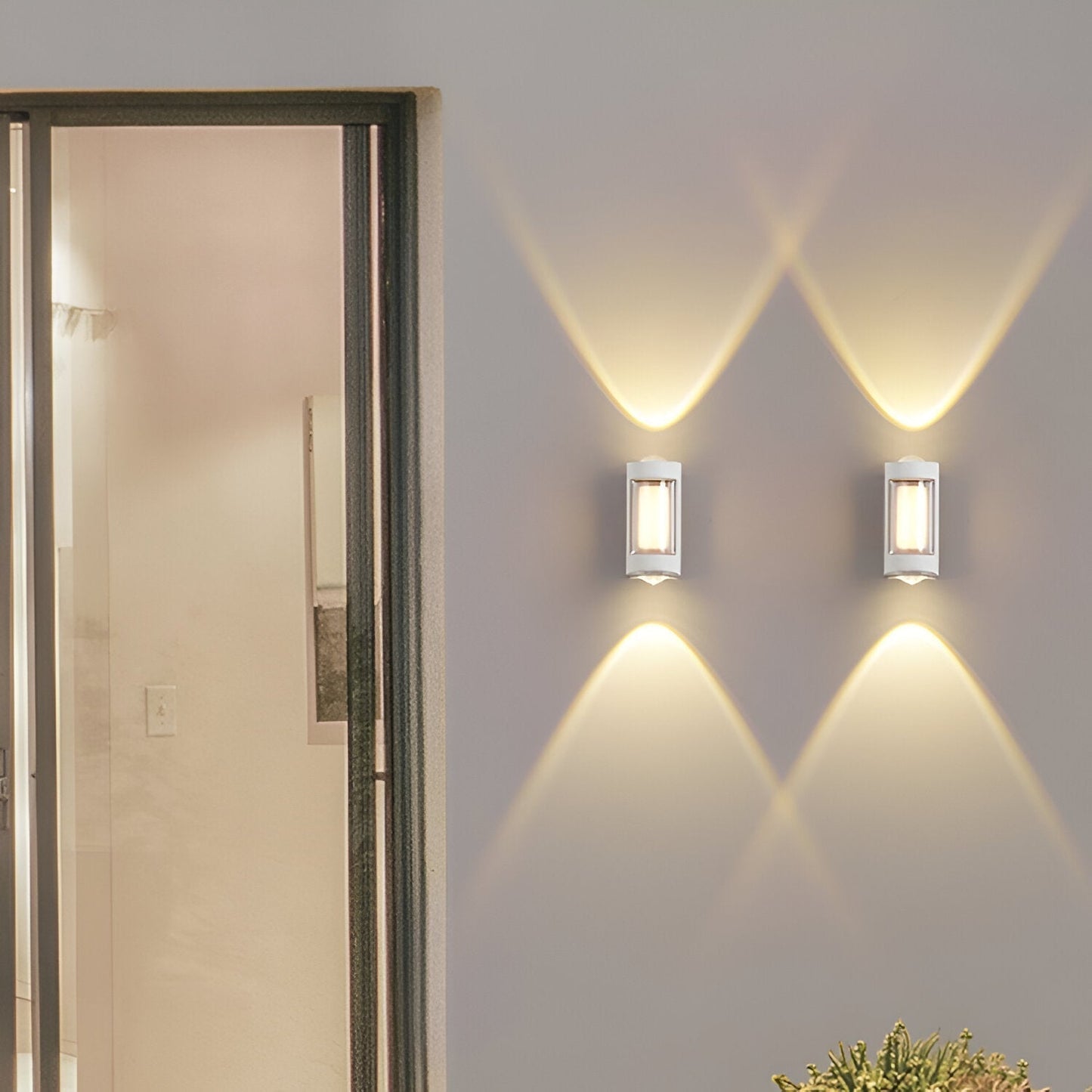 Simple Modern Outdoor LED Wall Sconce Light