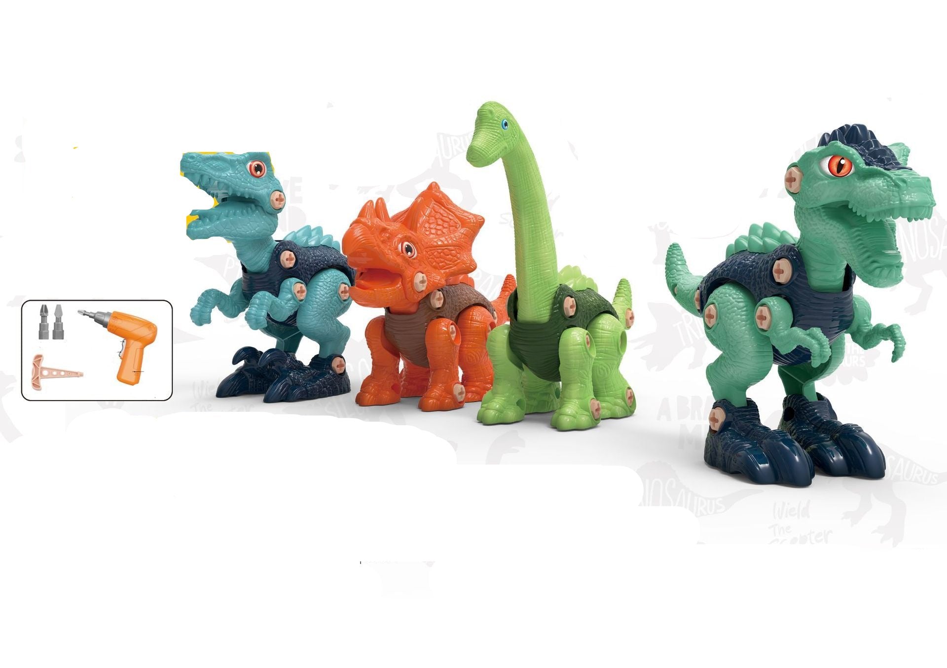 Fun Kids Dino Building Toy Set - Fesara