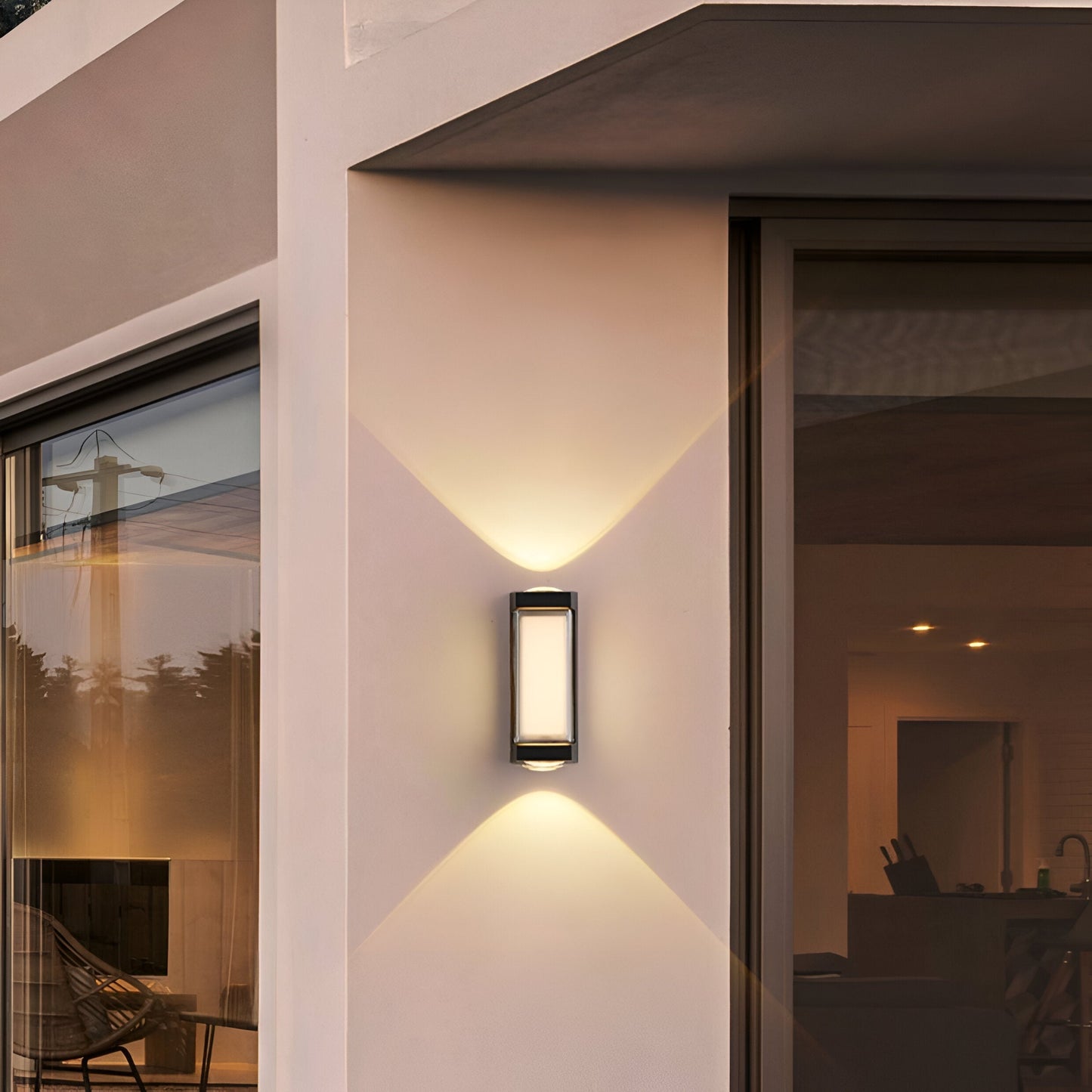 Simple Modern Outdoor LED Wall Sconce Light