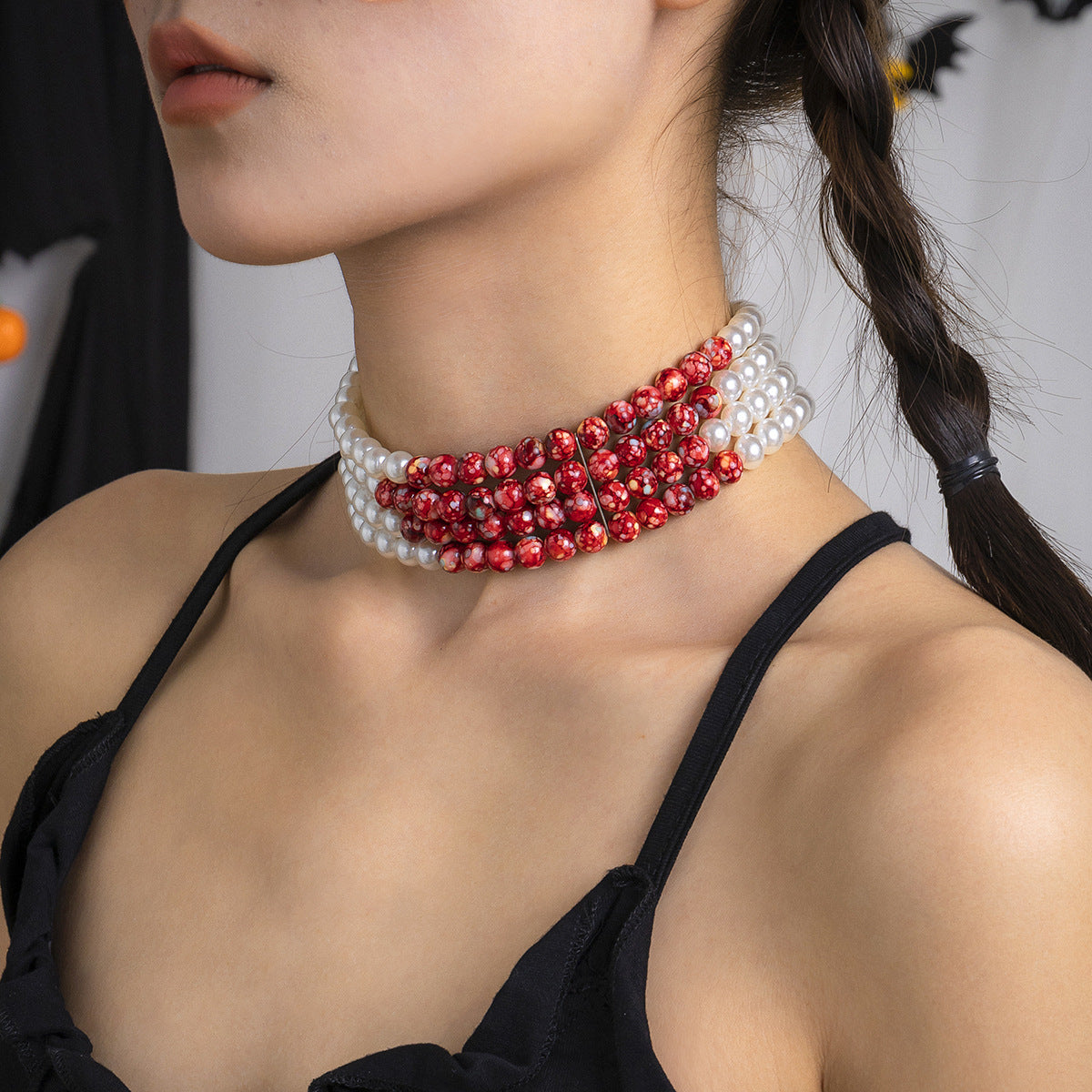 Spooky Chain Choker Necklace