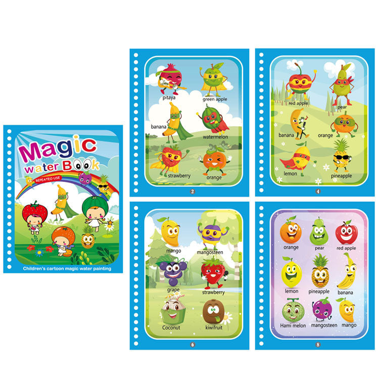 Colorful Kids Water Paint Activity Book