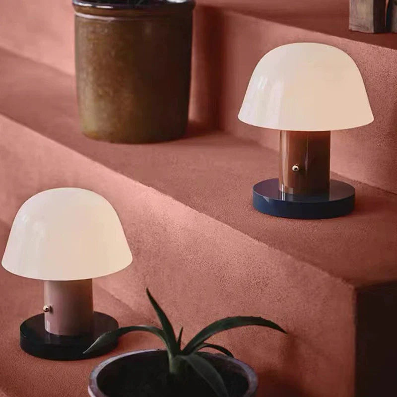 Compact Mushroom Shaped Desk Lamp