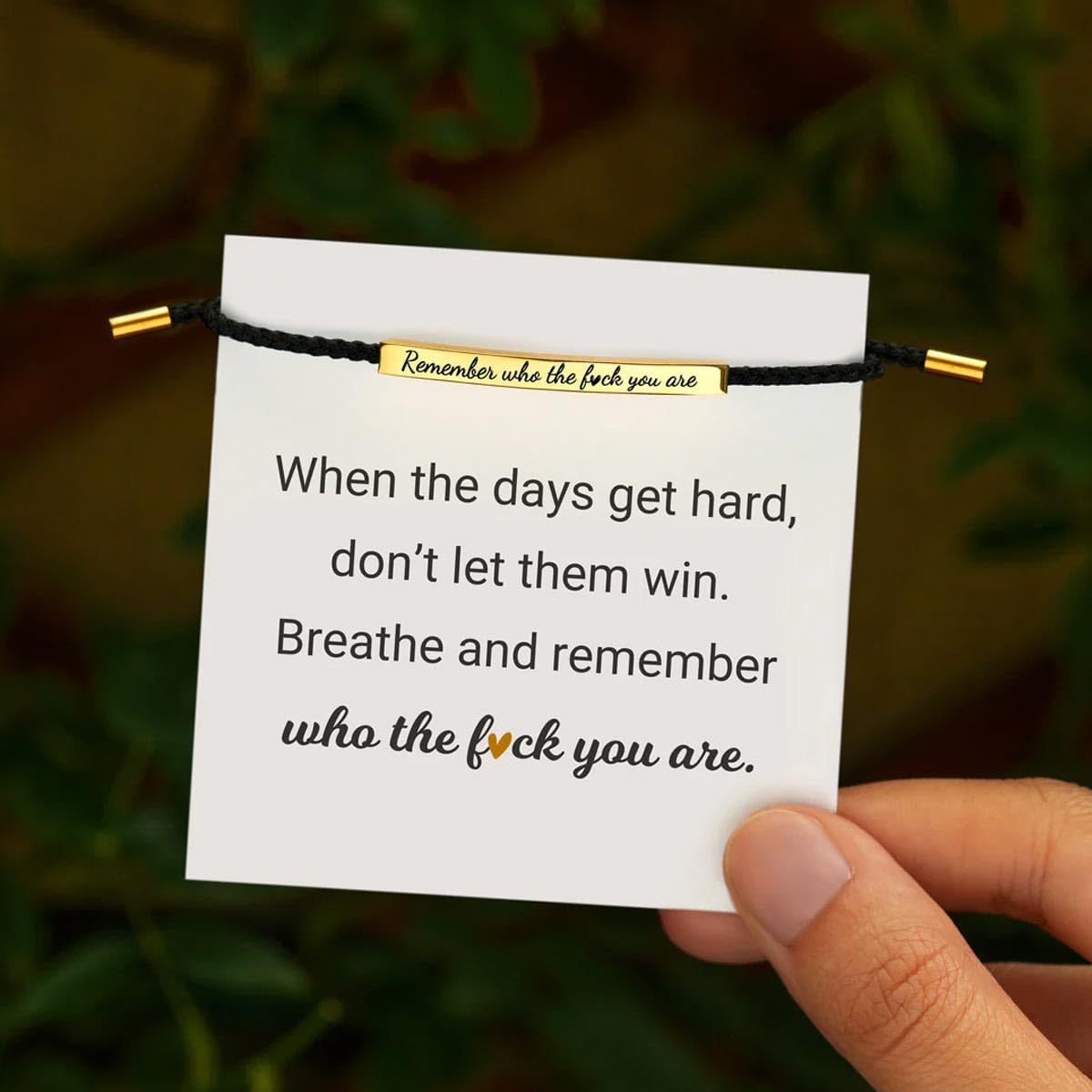 Inspirational Quote Bangle Bracelet