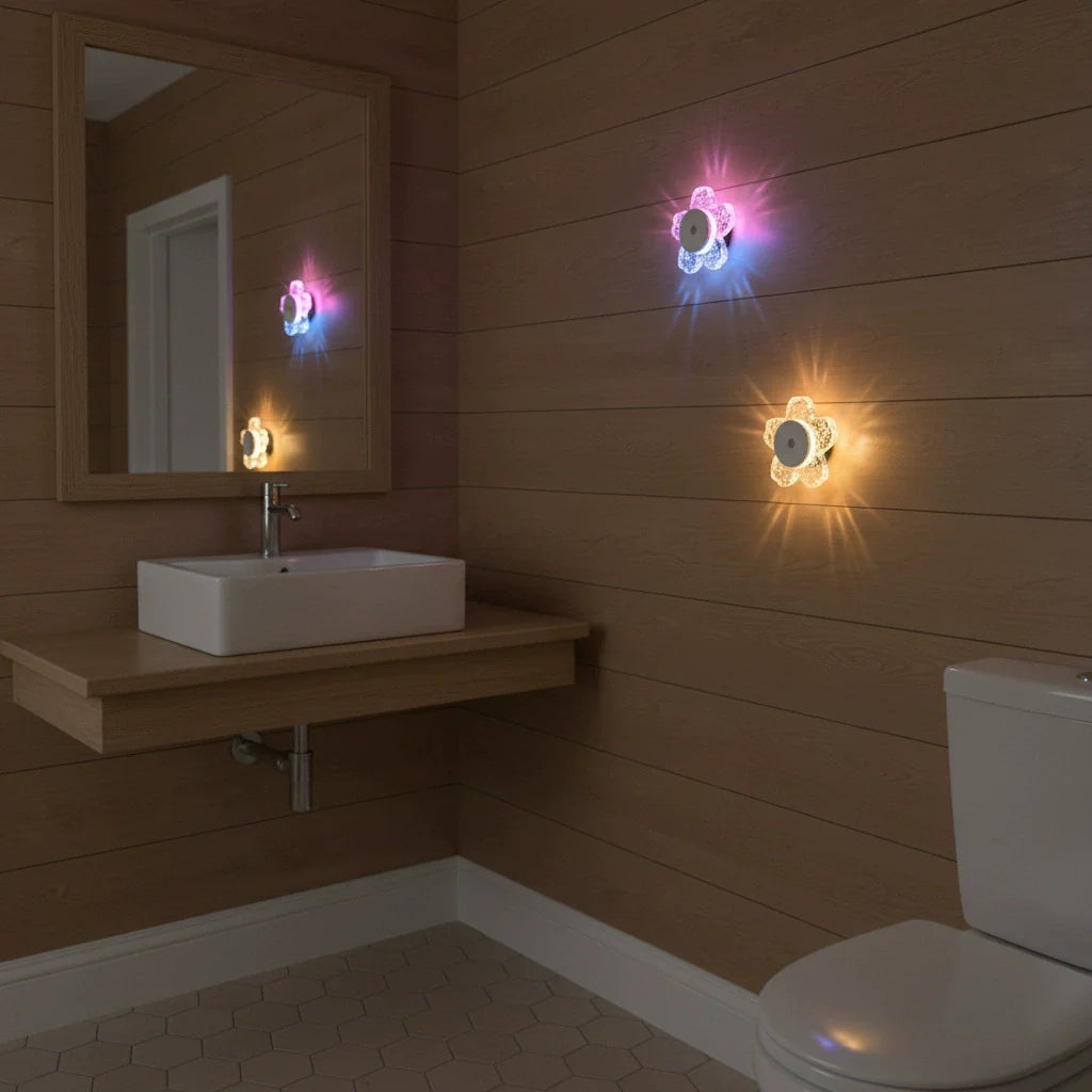 Ice Glass Panel Light Lamp