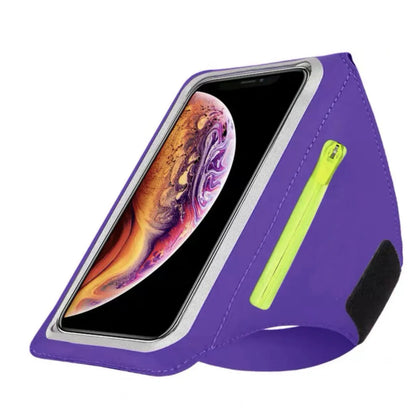 Sports Armband Phone Case with Earbud Pocket