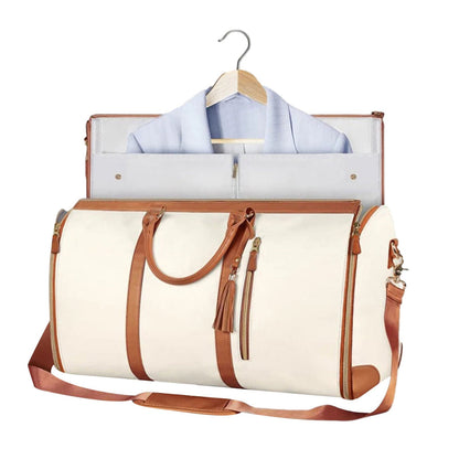 Large Wheeled Suitcase with Storage Compartments