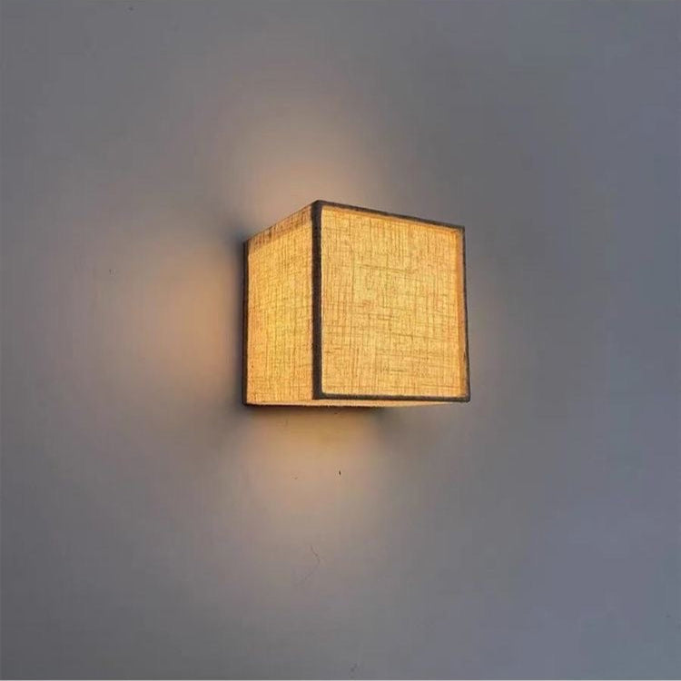 Textile Wall Light in Simple Zen Design