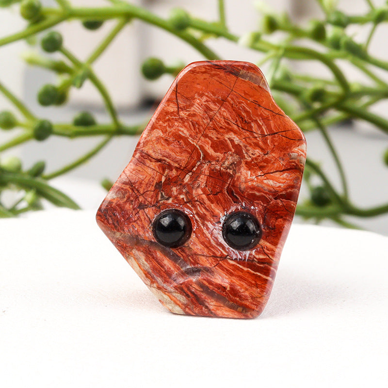 Unique Carved Crystal Hedgehog Figurine