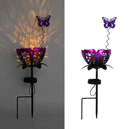 Outdoor Solar Powered Sunflower Garden Lamp Stake - Fesara