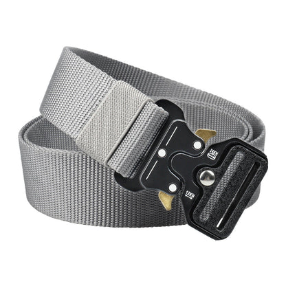 Durable Nylon Web Belt with Fast Release Metal Buckle