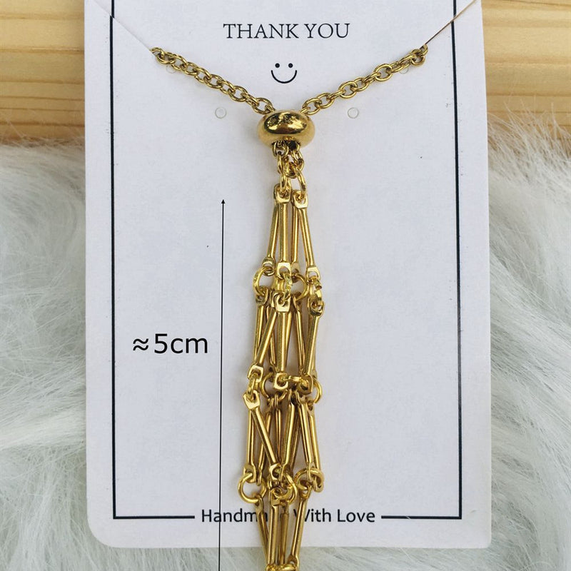 Sparkling Gemstone Crystal Pendant Necklace