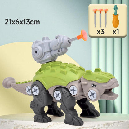 Fun Dinosaur Toy Set with Suction Blaster