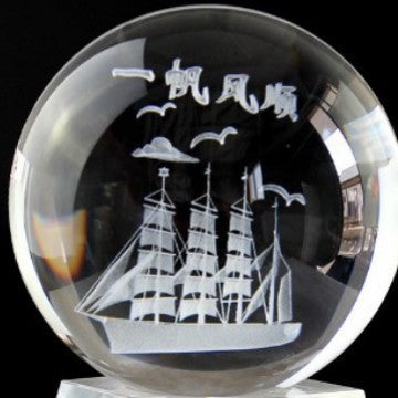 Shining Lunar Glass Orb