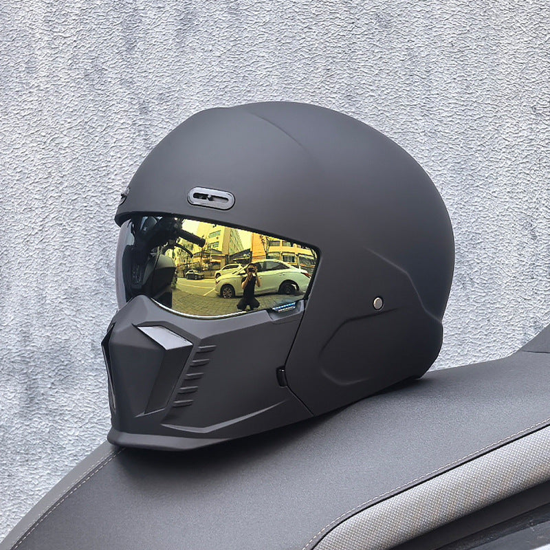 Classic Biker Motorcycle Helmet - Fesara