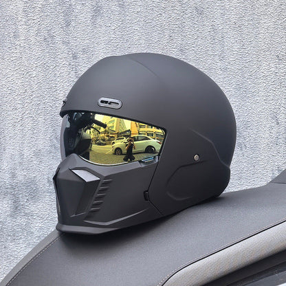 Classic Biker Motorcycle Helmet - Fesara