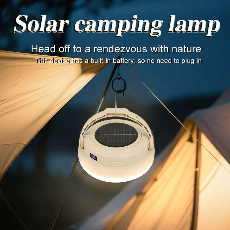 Durable Waterproof Solar Powered Camping LED Light
