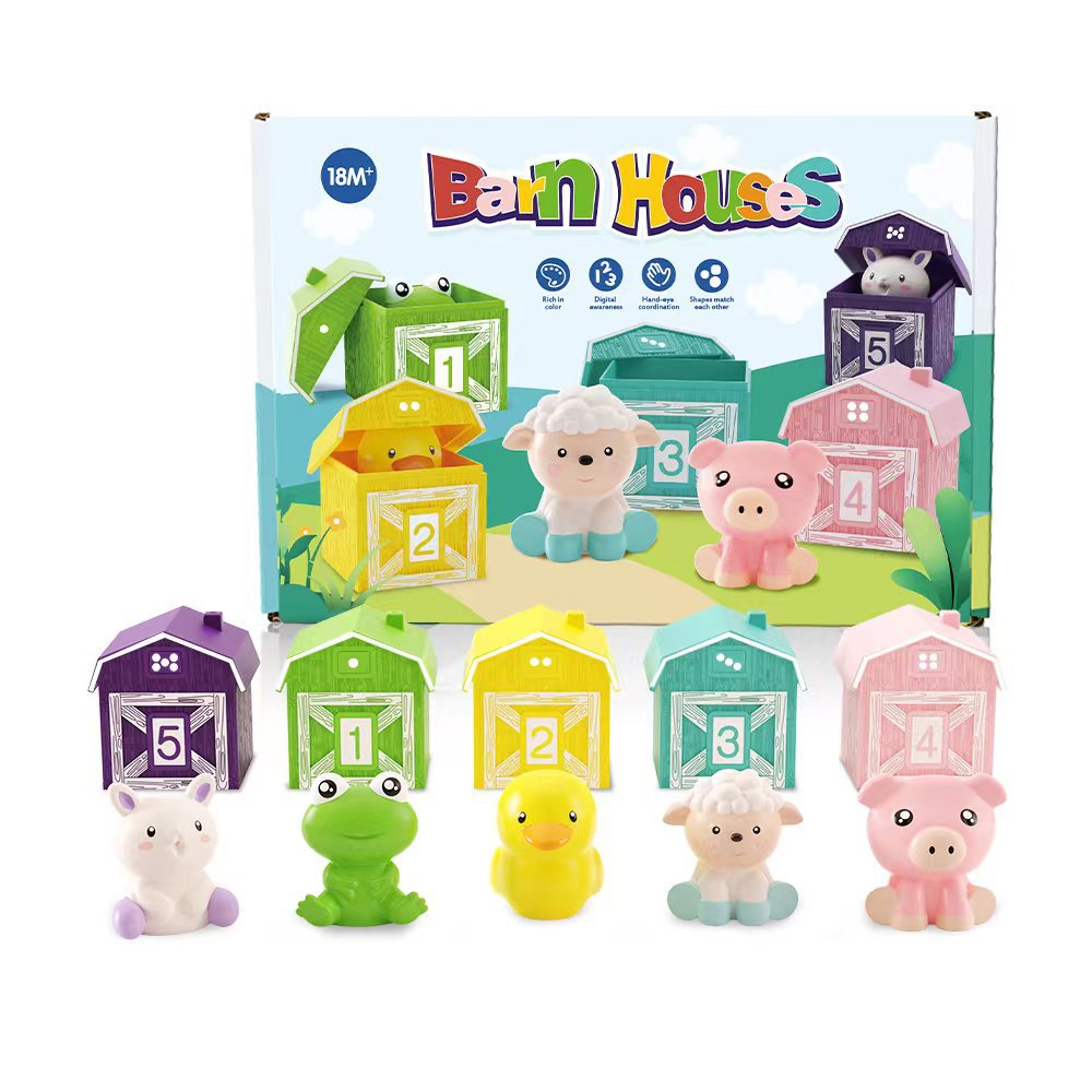 Educational Farm Toy with Colors and Numbers